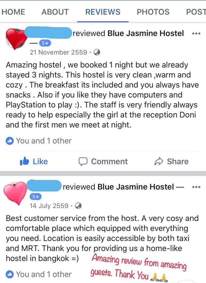 Blue Jasmine Hostel Bangkok Bagian luar foto